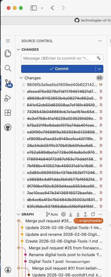 Screenshot of virtual VS Code in GitHub Codespaces